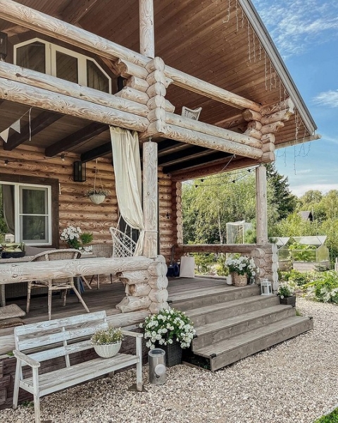 Словно на курорте: 6 красивых террас и веранд в России (55 фото!)