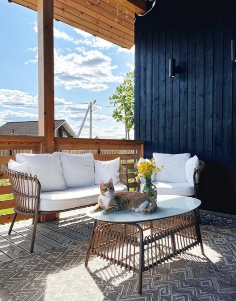 Словно на курорте: 6 красивых террас и веранд в России (55 фото!)