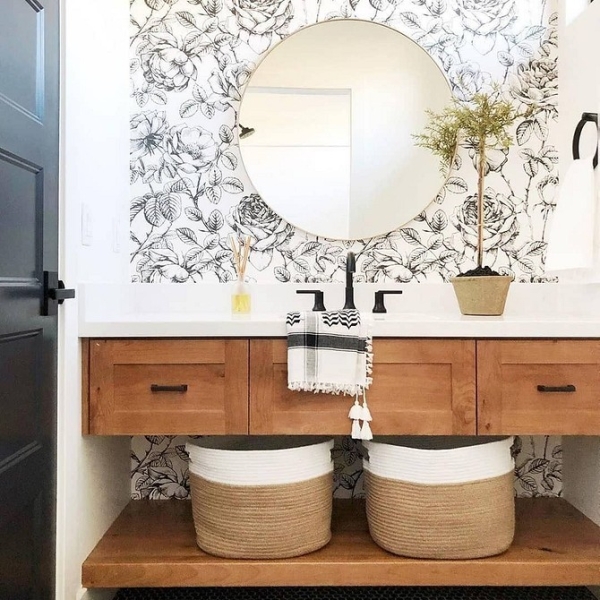 Сочетание плитки в ванной: как скомбинировать разные цвета и фактуры для гармоничного интерьера (97 фото)