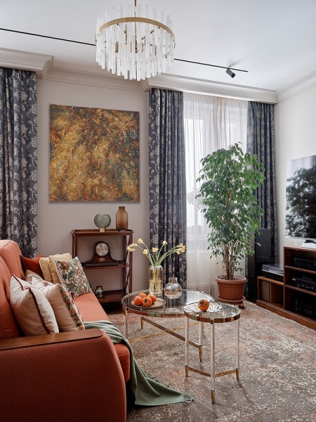 
                                Время пожить для себя: просторная квартира для интеллигентной семейной пары                            