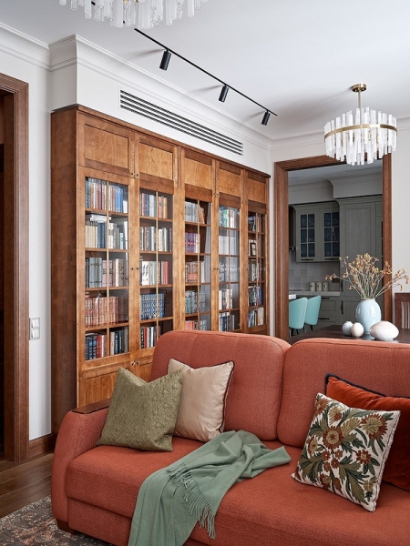 
                                Время пожить для себя: просторная квартира для интеллигентной семейной пары                            