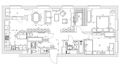 
                                Время пожить для себя: просторная квартира для интеллигентной семейной пары                            