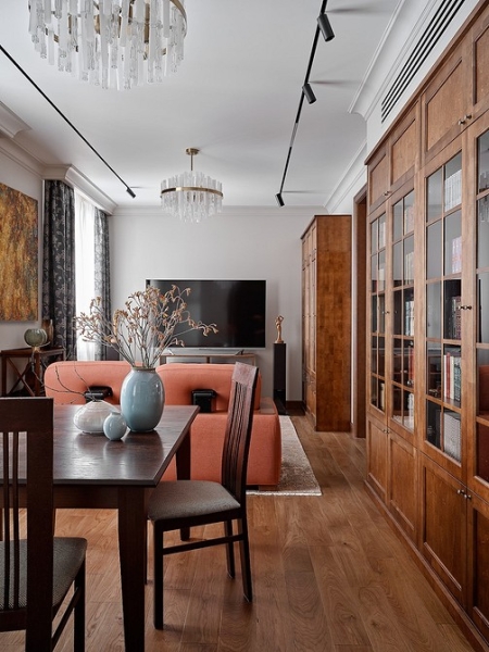 
                                Время пожить для себя: просторная квартира для интеллигентной семейной пары                            