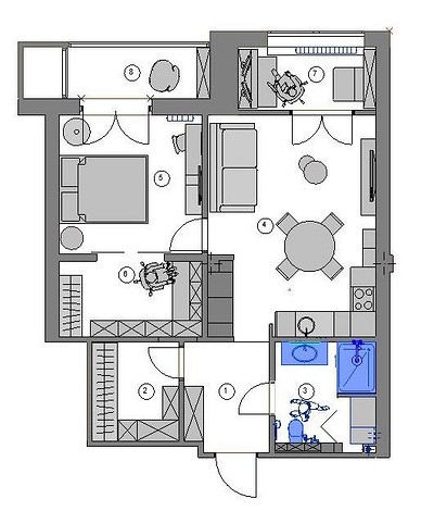 10 функциональных зон на 62 кв. м: как выжать максимум из небольшой квартиры