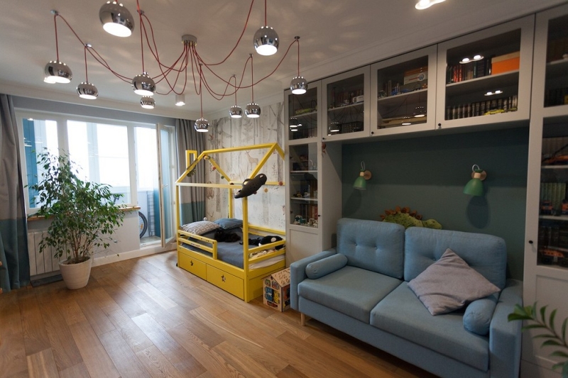 
                                До и после: как дизайнер переделала двушку в типовой панельке для семьи с детьми                             