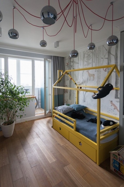 
                                До и после: как дизайнер переделала двушку в типовой панельке для семьи с детьми                             