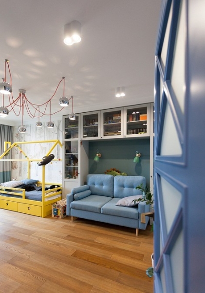 
                                До и после: как дизайнер переделала двушку в типовой панельке для семьи с детьми                             