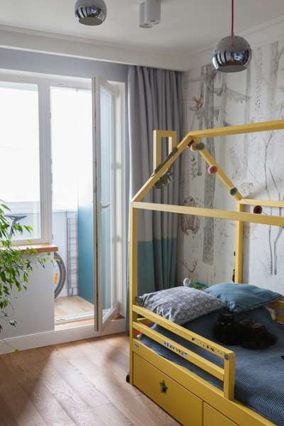 
                                До и после: как дизайнер переделала двушку в типовой панельке для семьи с детьми                             