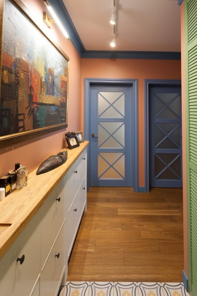 
                                До и после: как дизайнер переделала двушку в типовой панельке для семьи с детьми                             