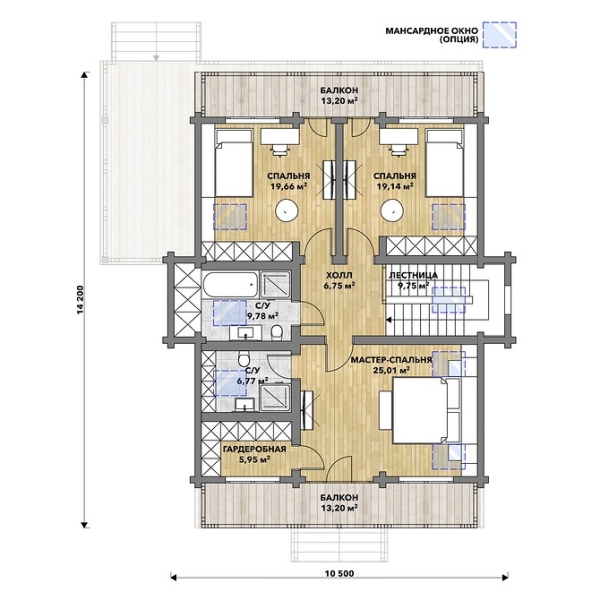 
                                Дом с мансардой: плюсы и минусы, важные нюансы, 5 готовых проектов профи, 108 фото                            