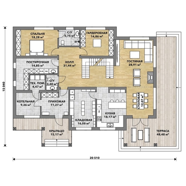 
                                Дом с мансардой: плюсы и минусы, важные нюансы, 5 готовых проектов профи, 108 фото                            