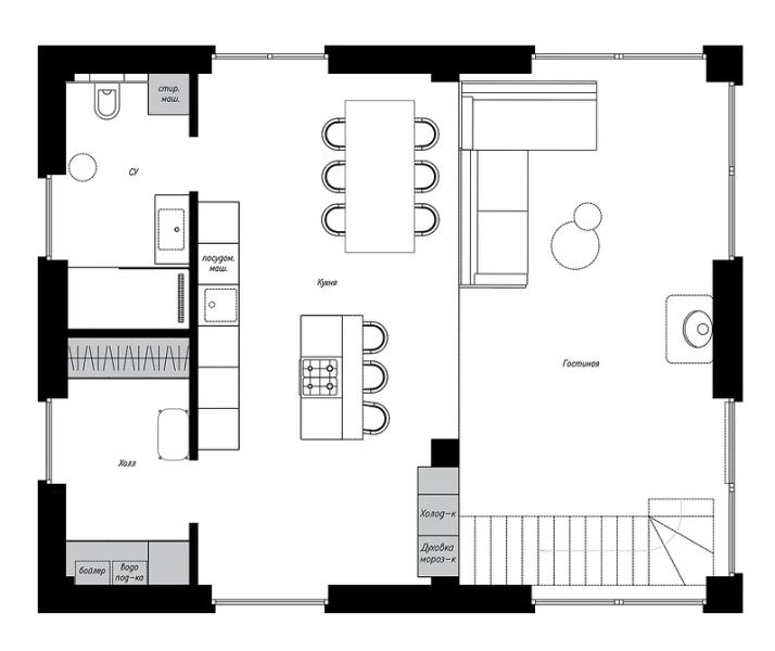 
                                Дом с мансардой: плюсы и минусы, важные нюансы, 5 готовых проектов профи, 108 фото                            