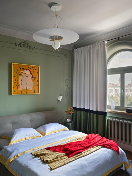 Эклектичная квартира 81 м² в доме 1950-х годов