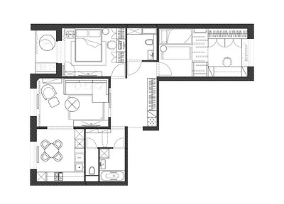 Как преобразить ремонт от застройщика и создать яркий интерьер: квартира в панельке для семьи