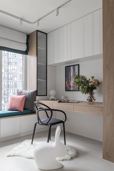 Как преобразить ремонт от застройщика и создать яркий интерьер: квартира в панельке для семьи