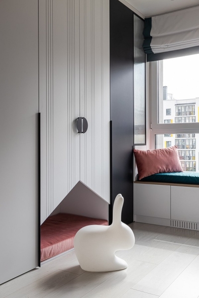 Как преобразить ремонт от застройщика и создать яркий интерьер: квартира в панельке для семьи