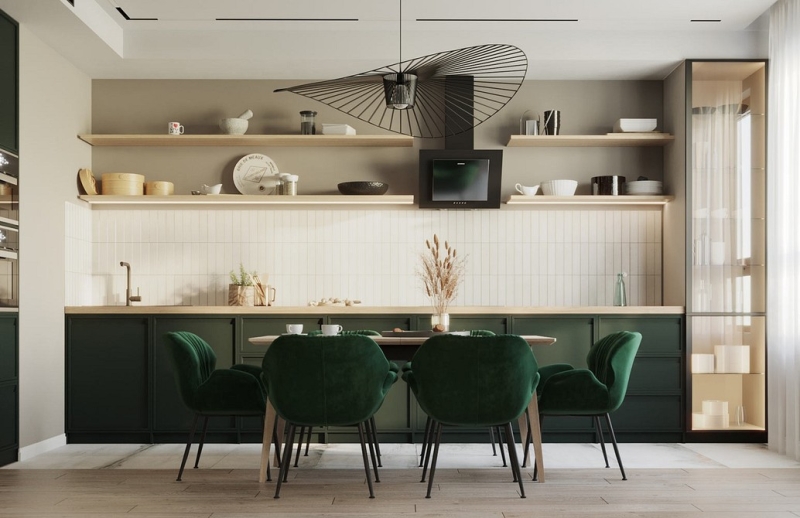 Кухня в скандинавском стиле: 6 правил создания и 100 фото