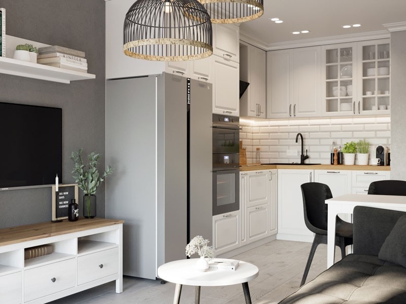 Кухня в скандинавском стиле: 6 правил создания и 100 фото