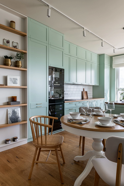 Кухня в скандинавском стиле: 6 правил создания и 100 фото