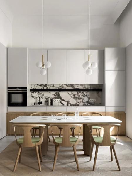 Кухня в скандинавском стиле: 6 правил создания и 100 фото