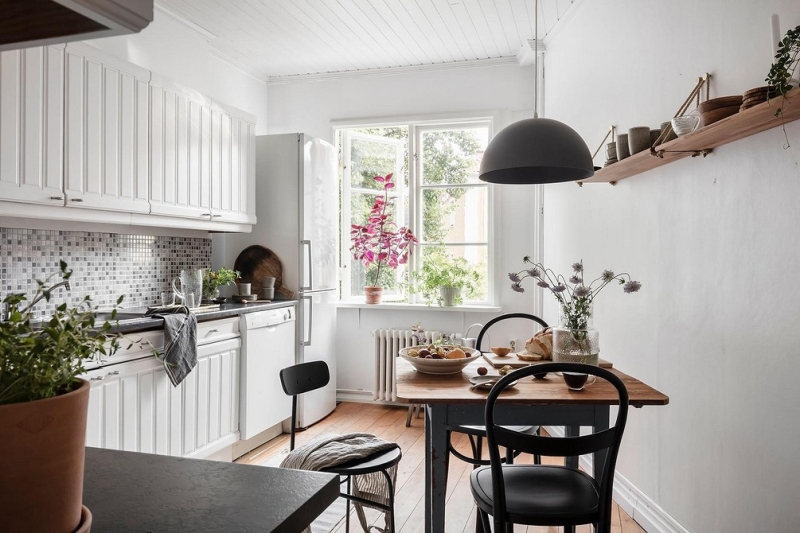 Кухня в скандинавском стиле: 6 правил создания и 100 фото