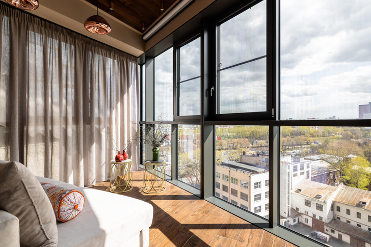 Квартира 95 м², в которой нет ни одного прямого угла