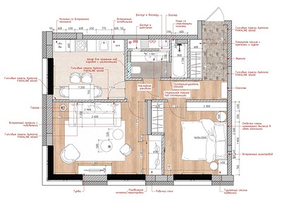 
                                Квартира молодоженов: небольшая двушка 54 кв. м, где есть все для комфортной жизни                            