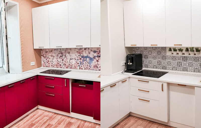 
                                Не тратьтесь на новую кухню! 7 вау-примеров, когда мебель перекрасили (фото до и после)                            