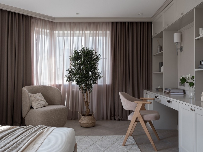 Самая уютная однушка! Как дизайнер оформила функциональный и красивый интерьер на 48 кв. м