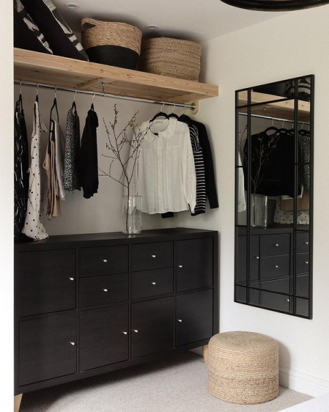 Вместо шкафа в спальне: 10 классных альтернатив