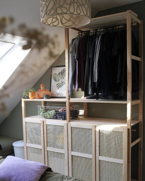 Вместо шкафа в спальне: 10 классных альтернатив