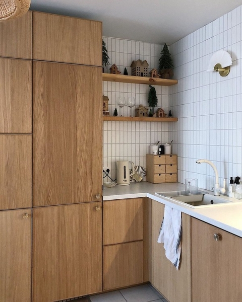 Вот это да! 10 неожиданных идей с плиткой в интерьере кухни