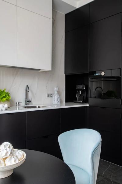 7 интересных решений для маленькой кухни из проектов профи