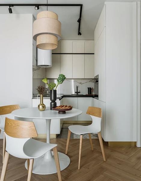 7 интересных решений для маленькой кухни из проектов профи