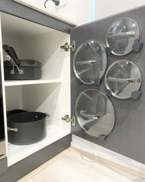 8 удачных и доступных примеров хранения сковородок (никакого беспорядка)