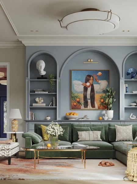 Цвет гостиной: советы по выбору палитры и красивые примеры сочетаний (105 фото)