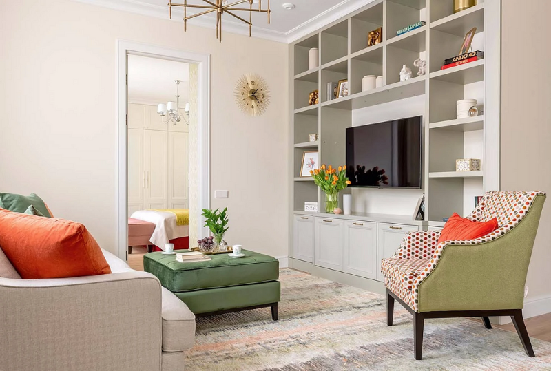 Цвет гостиной: советы по выбору палитры и красивые примеры сочетаний (105 фото)