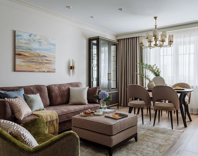 Цвет гостиной: советы по выбору палитры и красивые примеры сочетаний (105 фото)