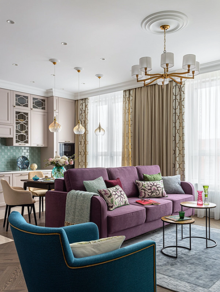 Цвет гостиной: советы по выбору палитры и красивые примеры сочетаний (105 фото)