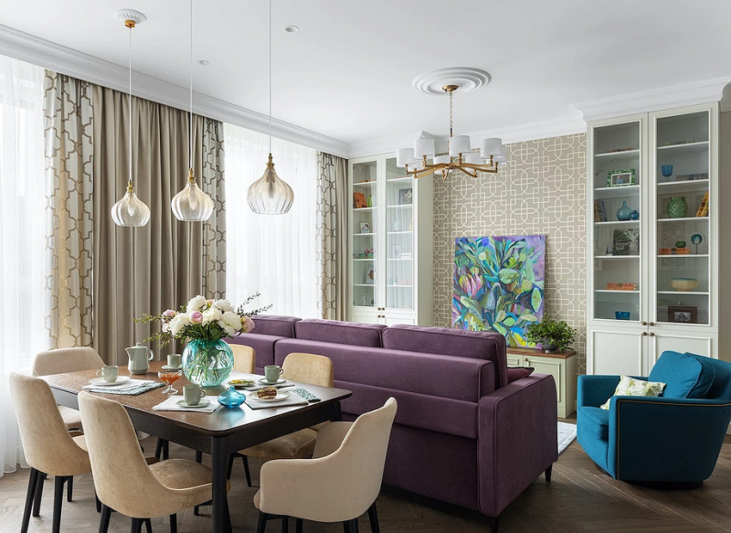 Цвет гостиной: советы по выбору палитры и красивые примеры сочетаний (105 фото)