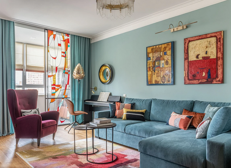 Цвет гостиной: советы по выбору палитры и красивые примеры сочетаний (105 фото)