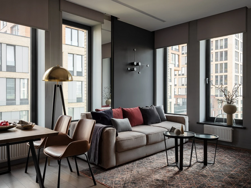 Цвет гостиной: советы по выбору палитры и красивые примеры сочетаний (105 фото)