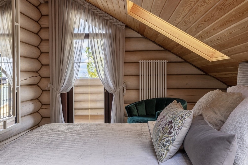 Дом в «Волжском Голливуде»: дерево, камень, романтизм и легкий шик