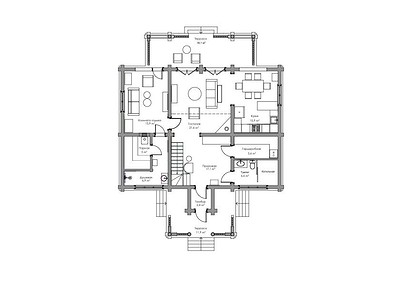 Дом в «Волжском Голливуде»: дерево, камень, романтизм и легкий шик