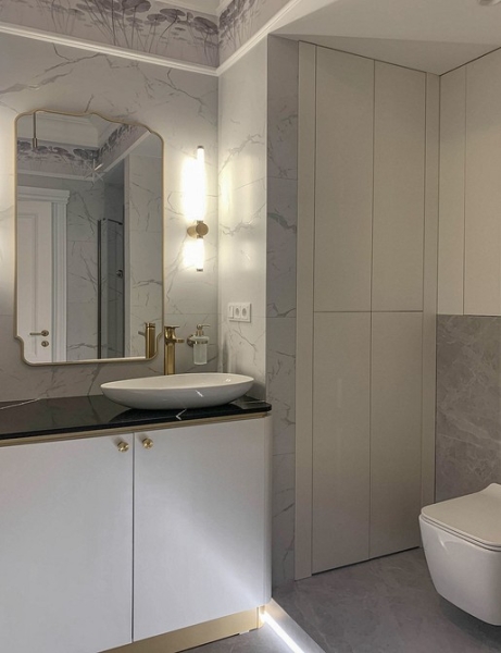 
                                Дух эпохи: советское ар-деко в маленькой квартире в сталинке 1940 года                            