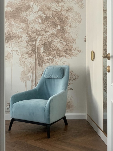 
                                Дух эпохи: советское ар-деко в маленькой квартире в сталинке 1940 года                            