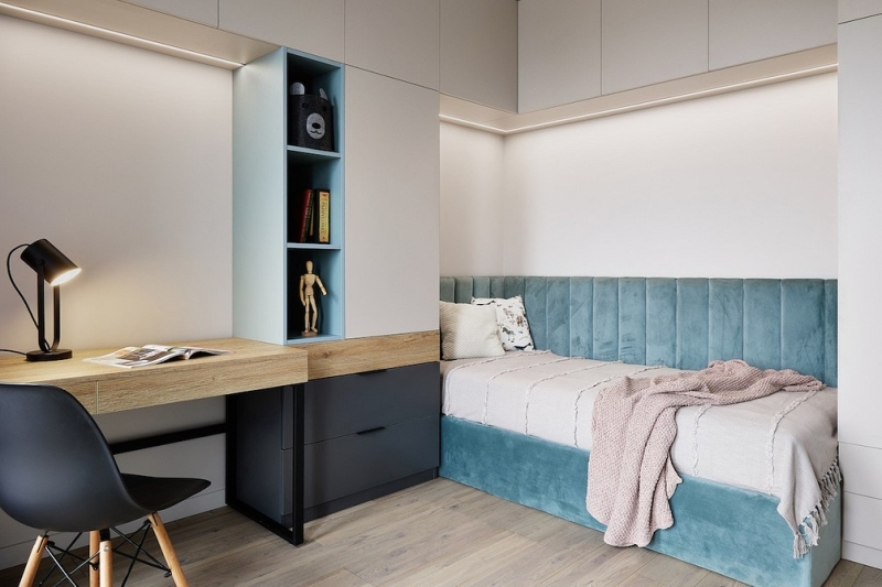 Две спальни, кухня-гостиная, постирочная и кабинет на 51 кв. м! Для мамы и сына — квартира, где есть все