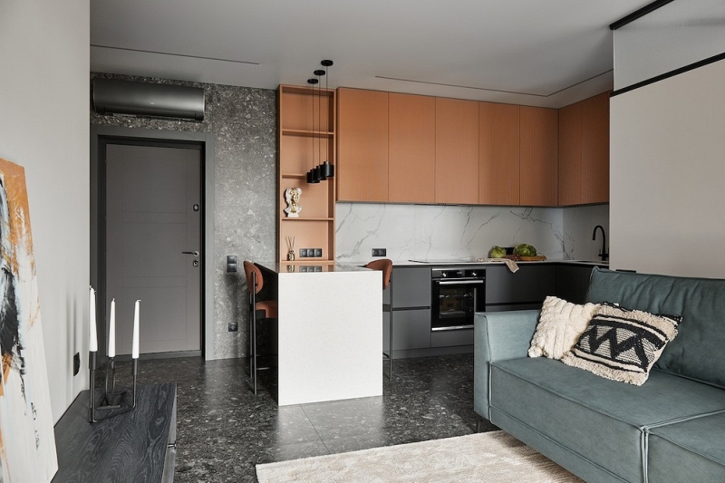 Две спальни, кухня-гостиная, постирочная и кабинет на 51 кв. м! Для мамы и сына — квартира, где есть все