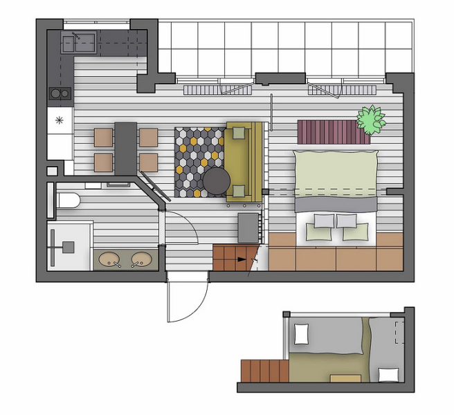 Двушка на четверых (и даже больше!): 5 классных примеров планировки