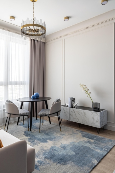 Элегантная квартира 35 м² для блогера в Москве